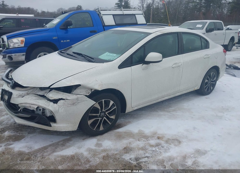 2013 HONDA CIVIC EX VIN: 19XFB2F88DE264917