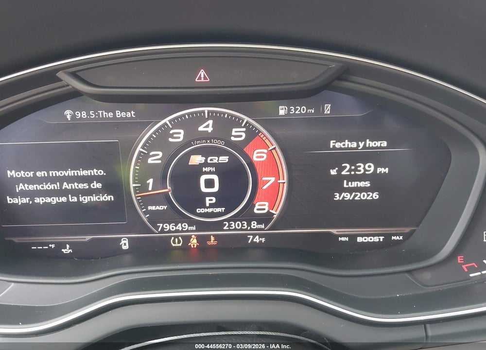2018 AUDI SQ5 3.0T PREMIUM PLUS VIN: WA1A4AFYXJ2165968