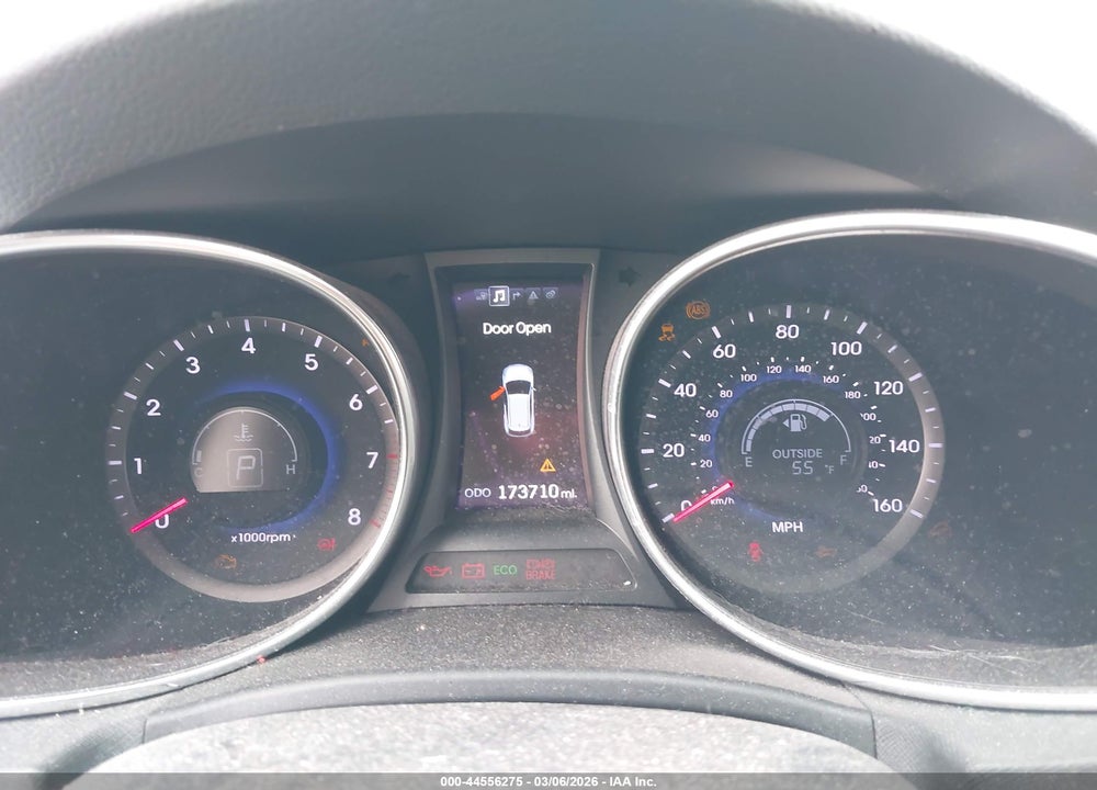 2013 HYUNDAI SANTA FE SPORT 2.0T VIN: 5XYZWDLA1DG006617