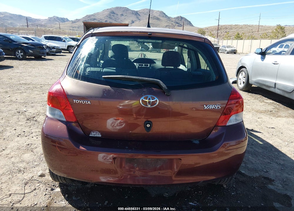 2009 TOYOTA YARIS VIN: JTDKT903095222262