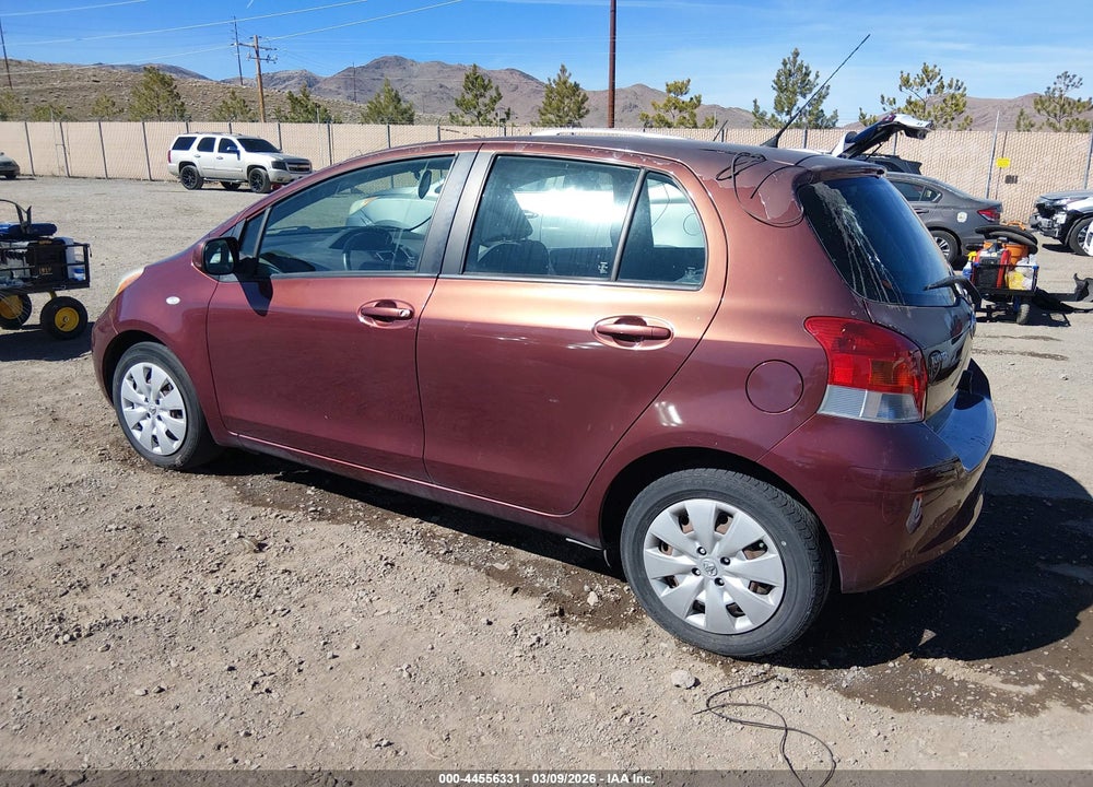 2009 TOYOTA YARIS VIN: JTDKT903095222262