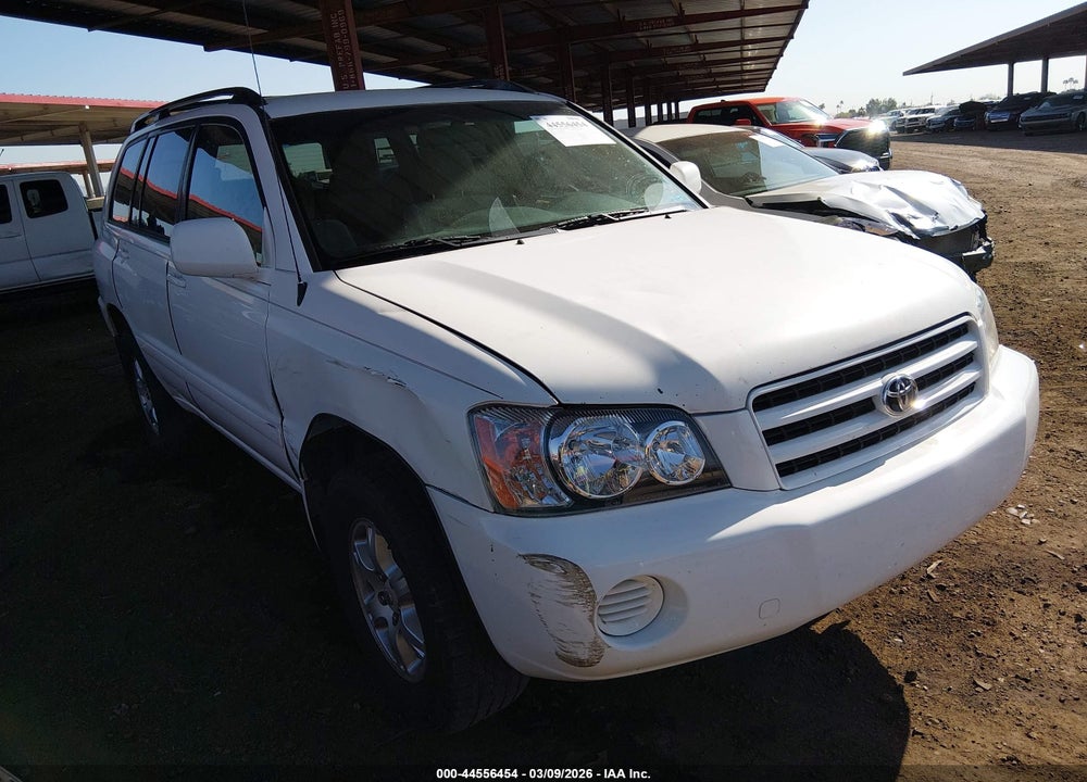 2003 TOYOTA HIGHLANDER V6 VIN: JTEHF21A030132213