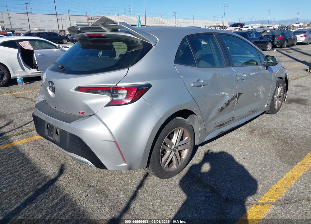 2019 TOYOTA COROLLA SE VIN: JTNK4RBE4K3043635