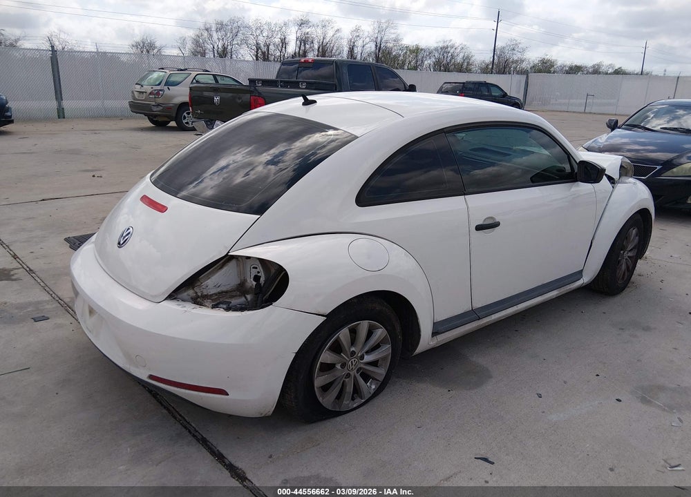 2014 VOLKSWAGEN BEETLE 2.5L ENTRY VIN: 3VWFP7ATXEM603529