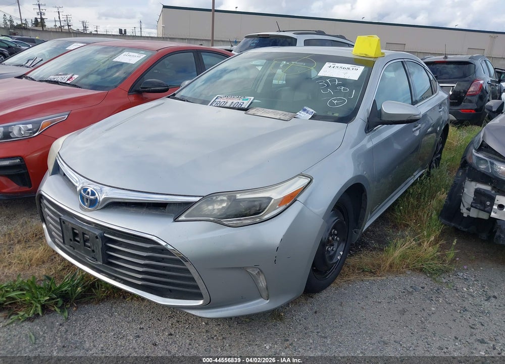 2016 TOYOTA AVALON HYBRID XLE PREMIUM VIN: 4T1BD1EB9GU051556