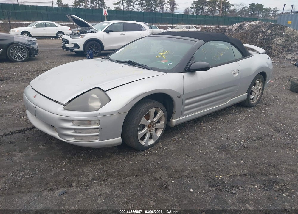 2001 MITSUBISHI ECLIPSE SPYDER GT VIN: 4A3AE85H91E012538