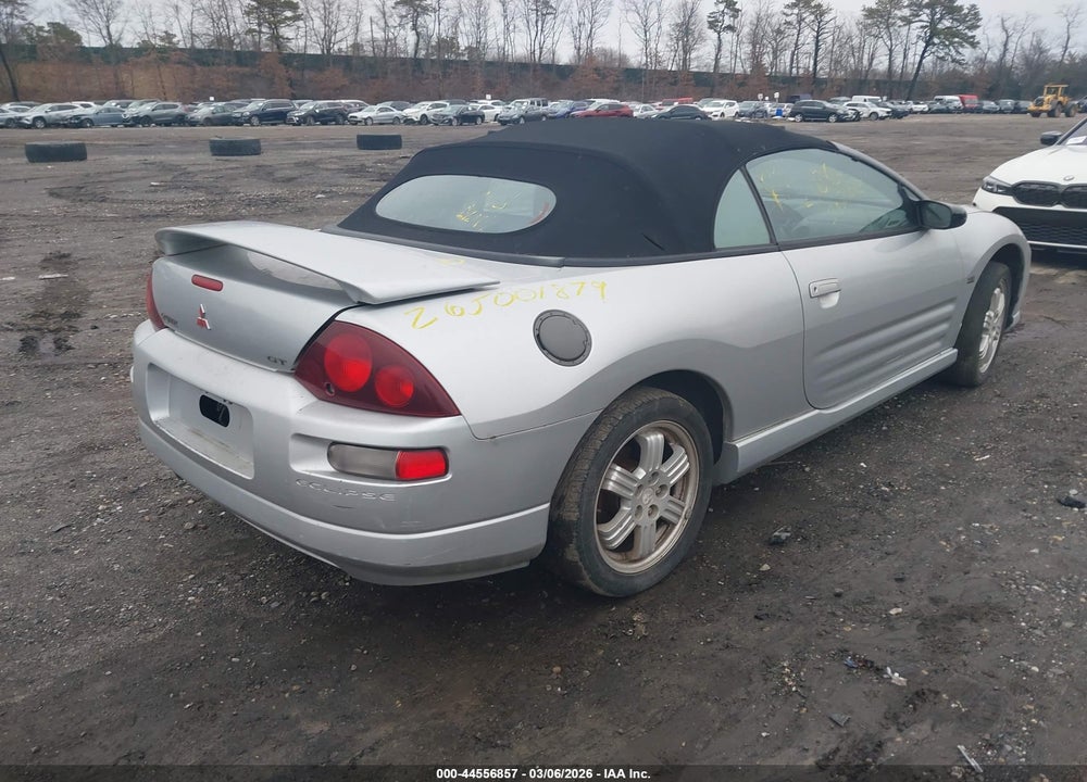 2001 MITSUBISHI ECLIPSE SPYDER GT VIN: 4A3AE85H91E012538
