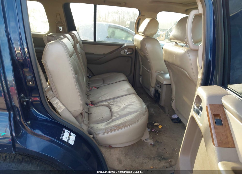 2006 NISSAN PATHFINDER LE VIN: 5N1AR18W36C660478
