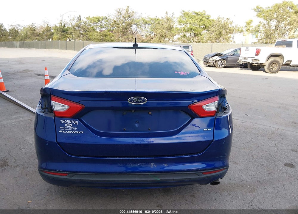 2016 FORD FUSION SE VIN: 3FA6P0H73GR146870