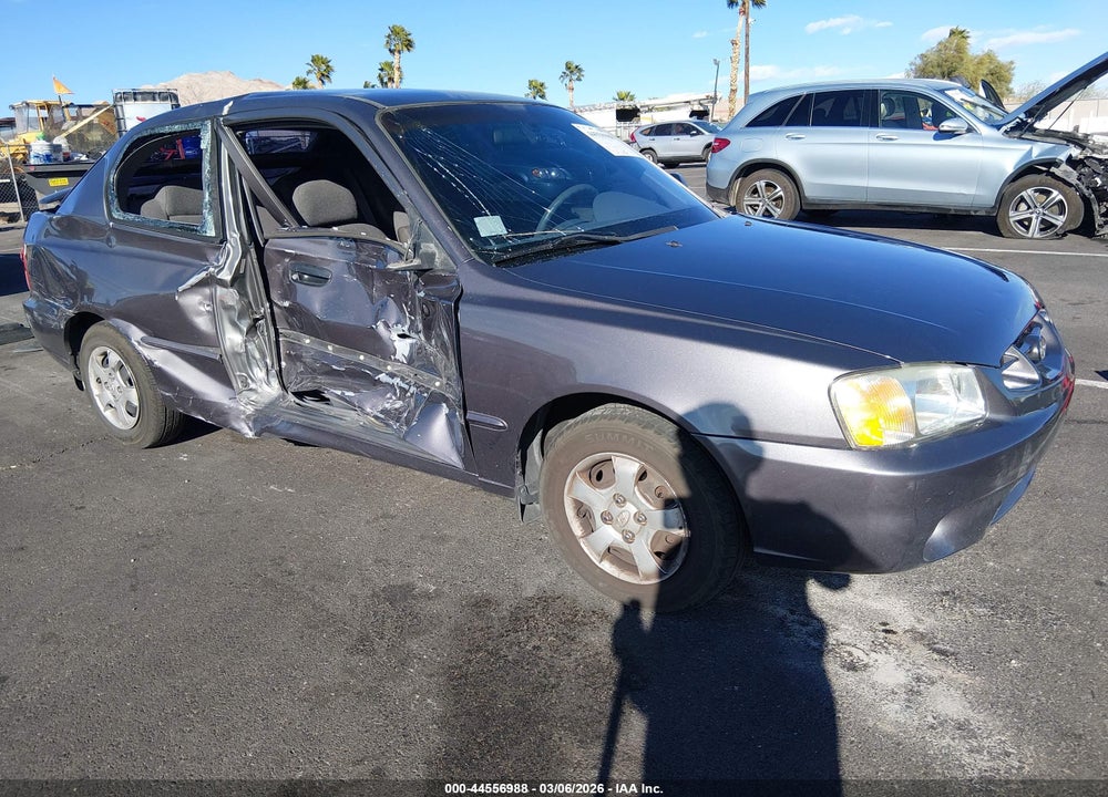2002 HYUNDAI ACCENT GS VIN: KMHCG35C12U213978