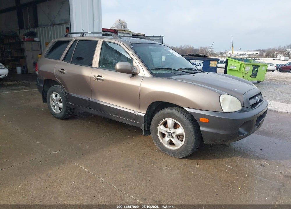 2005 HYUNDAI SANTA FE GLS VIN: KM8SC13D55U957174