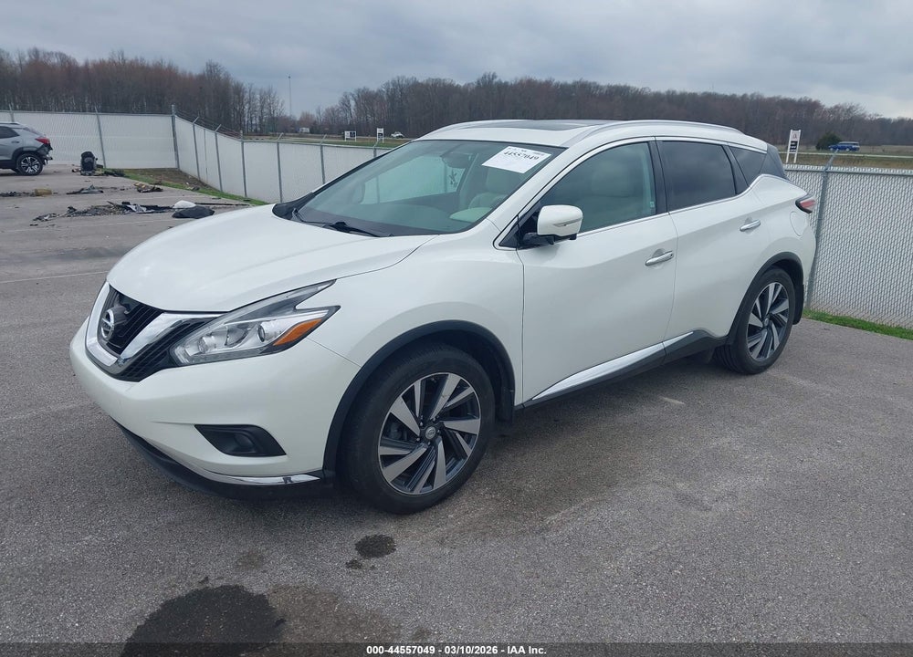 2015 NISSAN MURANO PLATINUM VIN: 5N1AZ2MH4FN270653