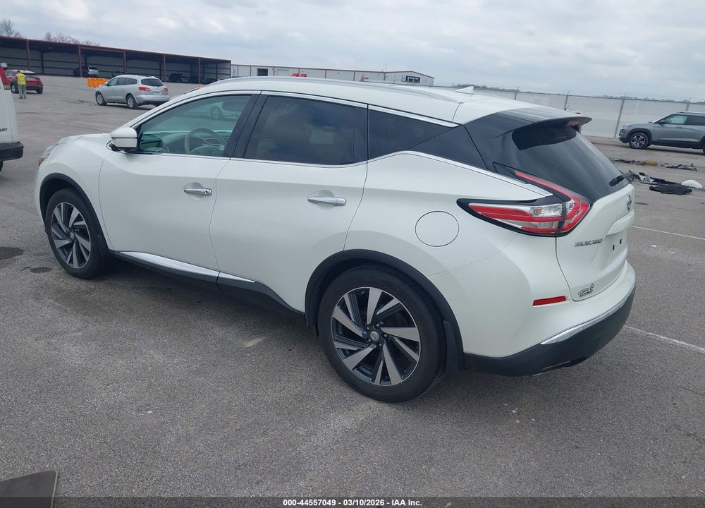 2015 NISSAN MURANO PLATINUM VIN: 5N1AZ2MH4FN270653