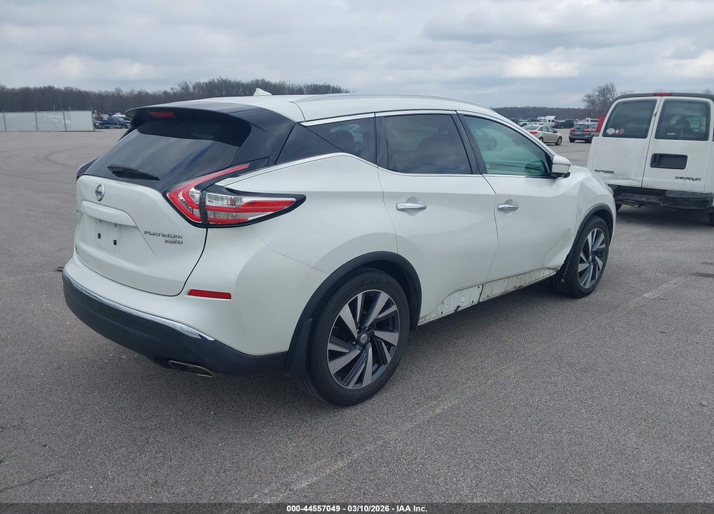 2015 NISSAN MURANO PLATINUM VIN: 5N1AZ2MH4FN270653
