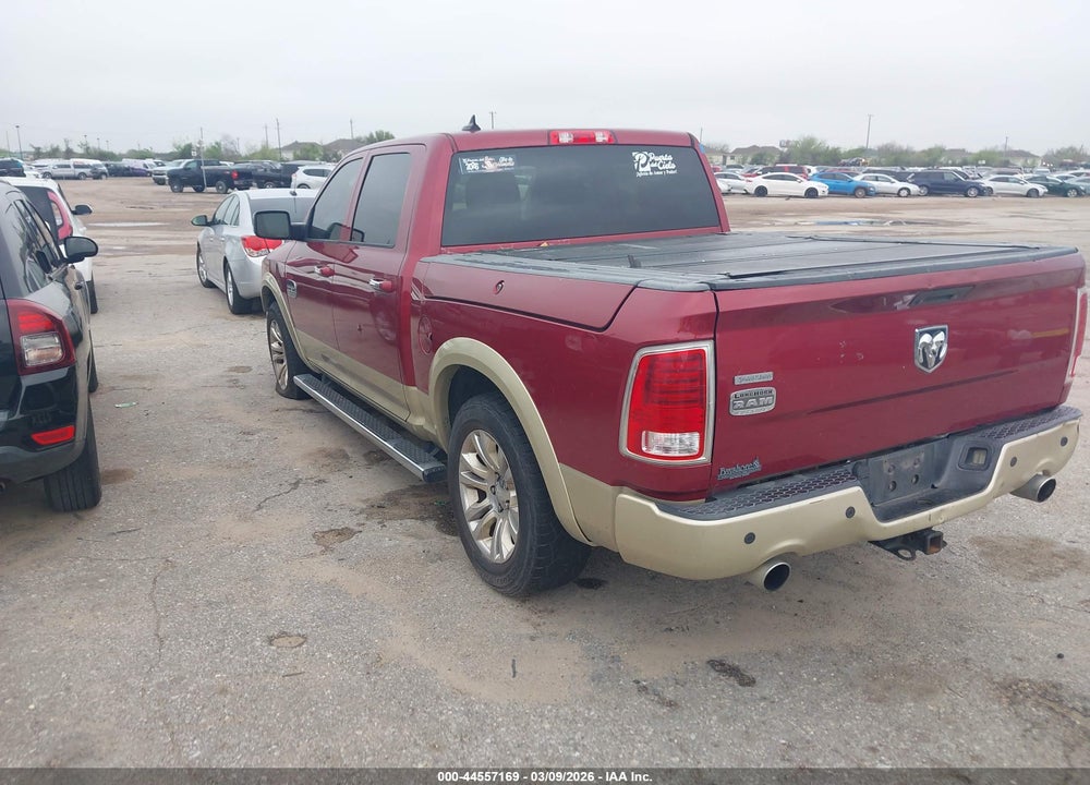 2013 RAM 1500 LAIE LONGHORN EDITION VIN: 1C6RR6PT1DS567979