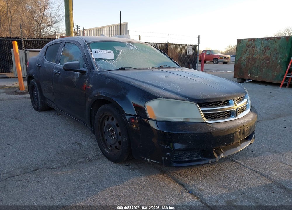 2012 DODGE AVENGER SE VIN: 1C3CDZAB7CN109914