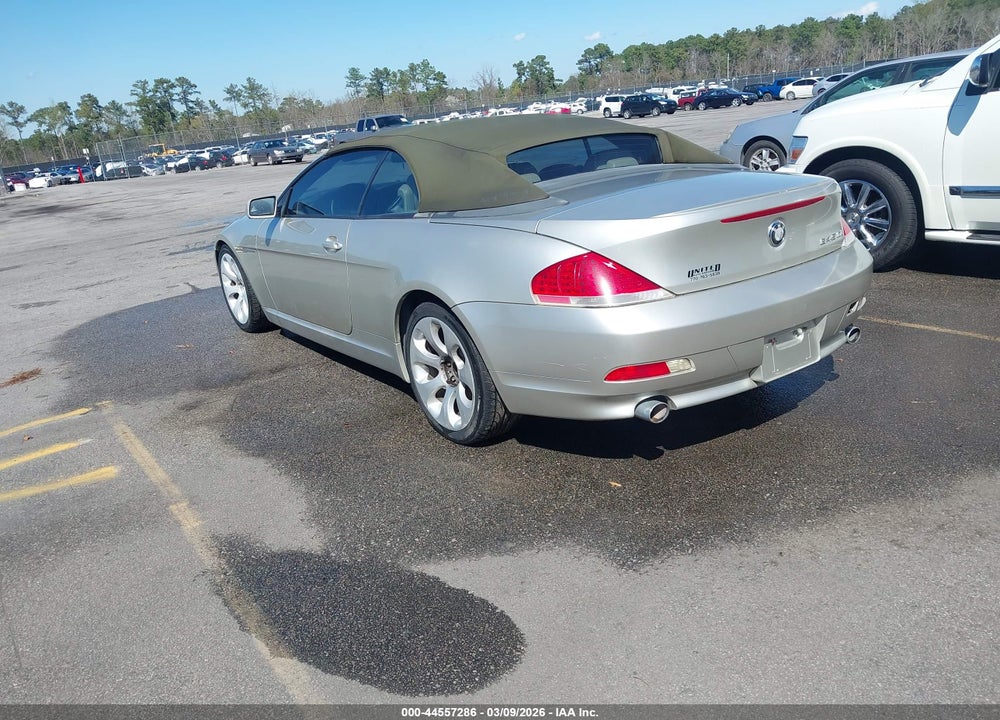 2004 BMW 645CI VIN: WBAEK73424B321519