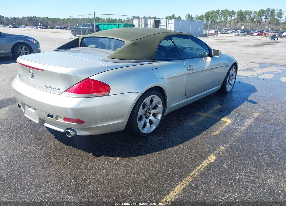 2004 BMW 645CI VIN: WBAEK73424B321519