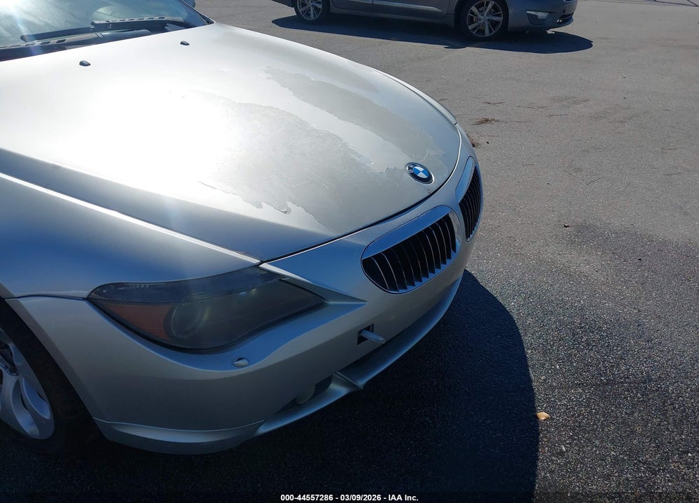 2004 BMW 645CI VIN: WBAEK73424B321519