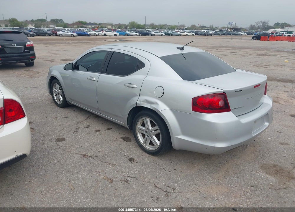 2012 DODGE AVENGER SXT VIN: 1C3CDZCB6CN192863