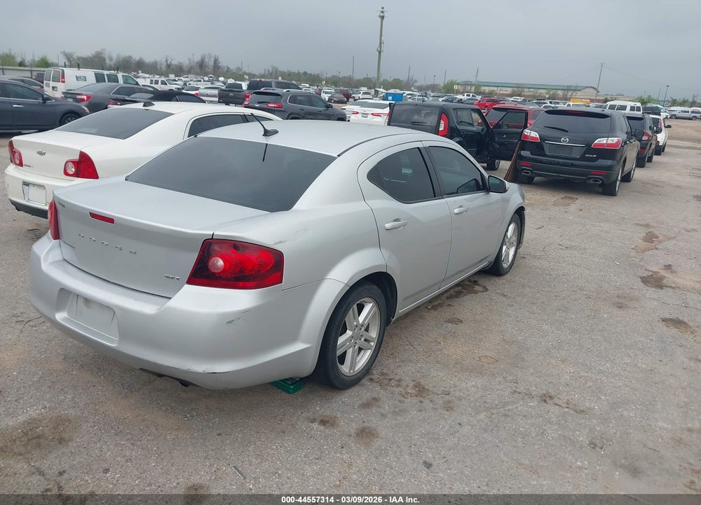 2012 DODGE AVENGER SXT VIN: 1C3CDZCB6CN192863