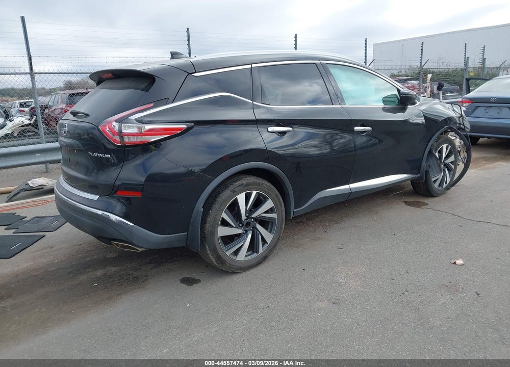 2017 NISSAN MURANO PLATINUM VIN: 5N1AZ2MG4HN161796