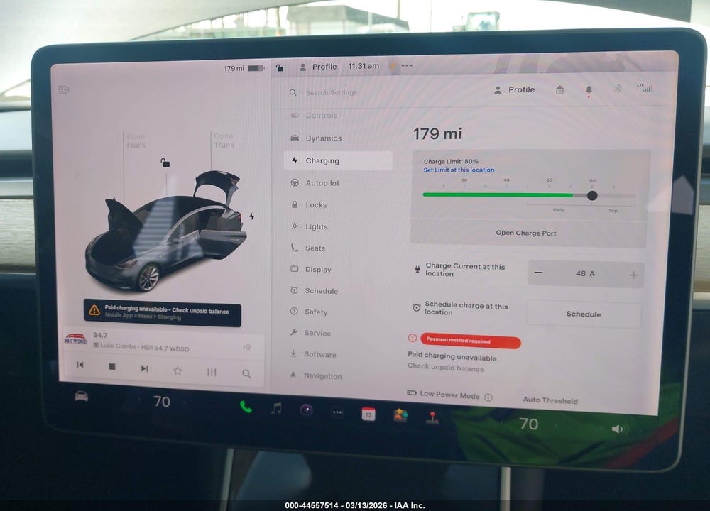 2018 TESLA MODEL 3 LONG RANGE/PERFORMANCE VIN: 5YJ3E1EB0JF116591
