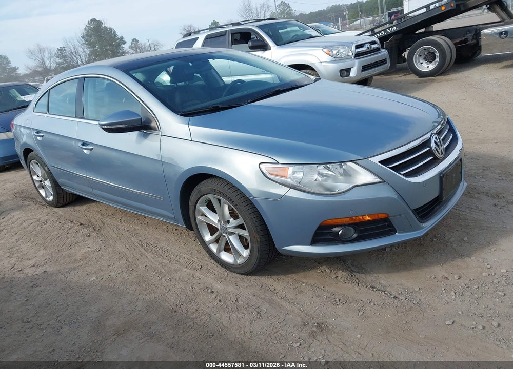 2010 VOLKSWAGEN CC LUXURY VIN: WVWHN7AN6AE538018