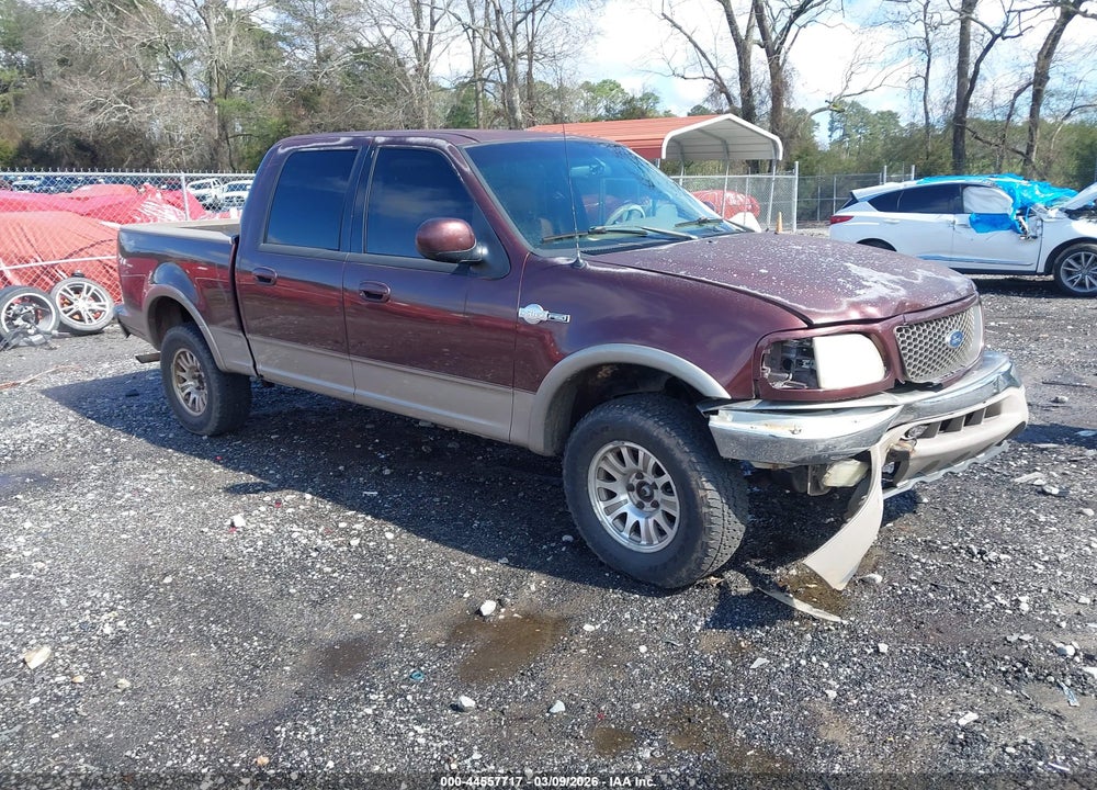 2001 FORD F-150 KING RANCH EDITION/LARIAT/XLT VIN: 1FTRW08L71KB38063