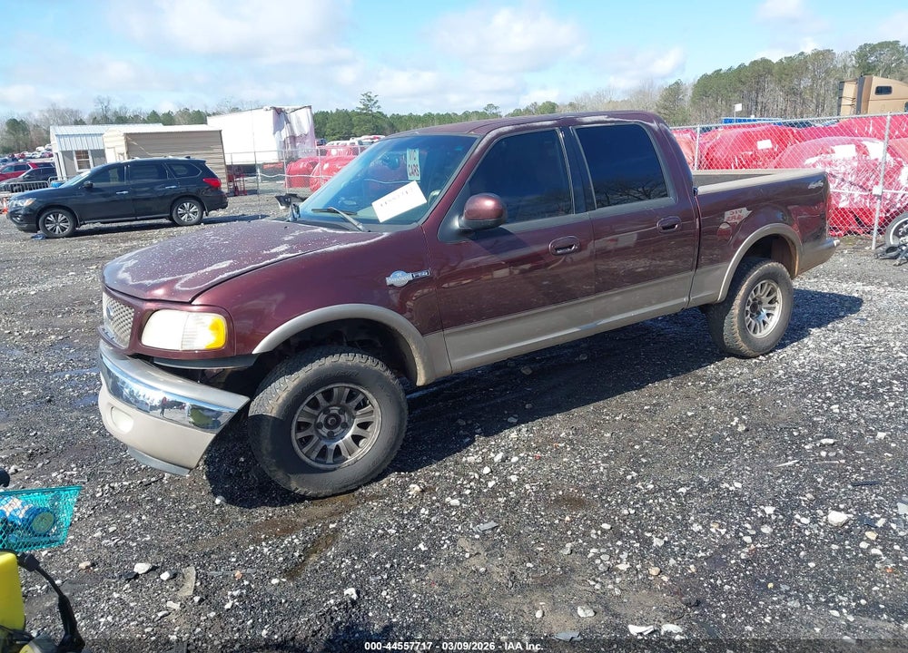 2001 FORD F-150 KING RANCH EDITION/LARIAT/XLT VIN: 1FTRW08L71KB38063