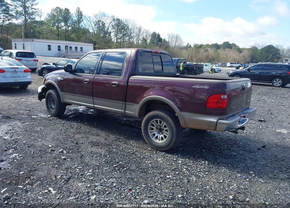 2001 FORD F-150 KING RANCH EDITION/LARIAT/XLT VIN: 1FTRW08L71KB38063