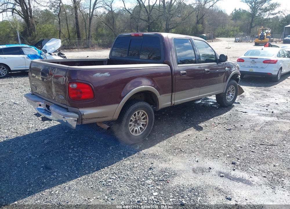2001 FORD F-150 KING RANCH EDITION/LARIAT/XLT VIN: 1FTRW08L71KB38063