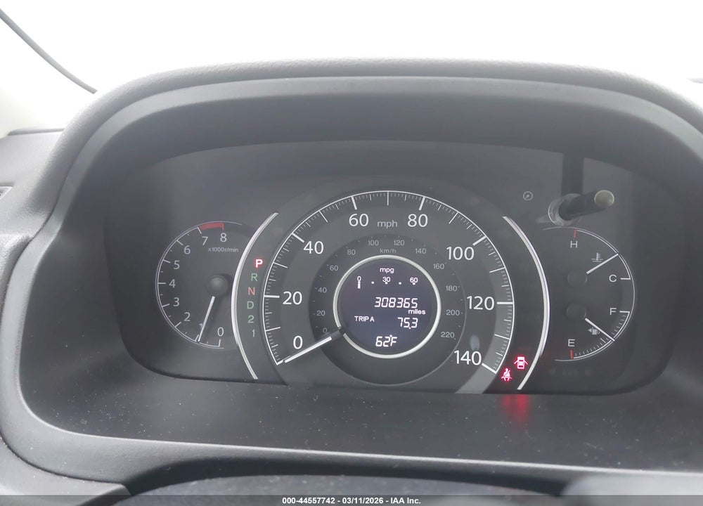 2013 HONDA CR-V EX-L VIN: 5J6RM4H7XDL031775