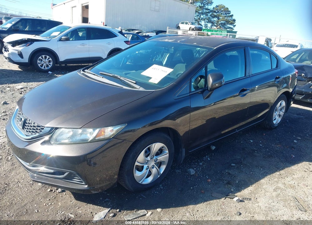 2013 HONDA CIVIC LX VIN: 2HGFB2F52DH589400