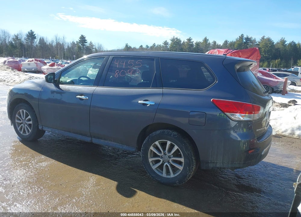 2013 NISSAN PATHFINDER S VIN: 5N1AR2MM3DC642568