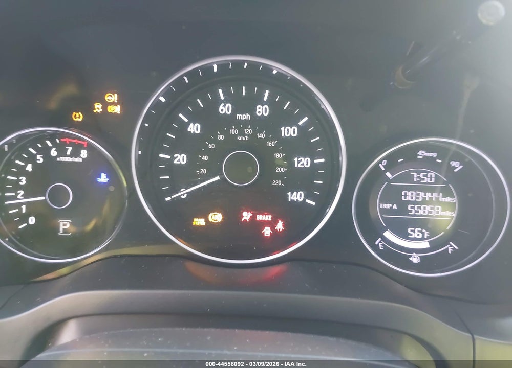 2019 HONDA HR-V SPORT VIN: 3CZRU6H13KG715830