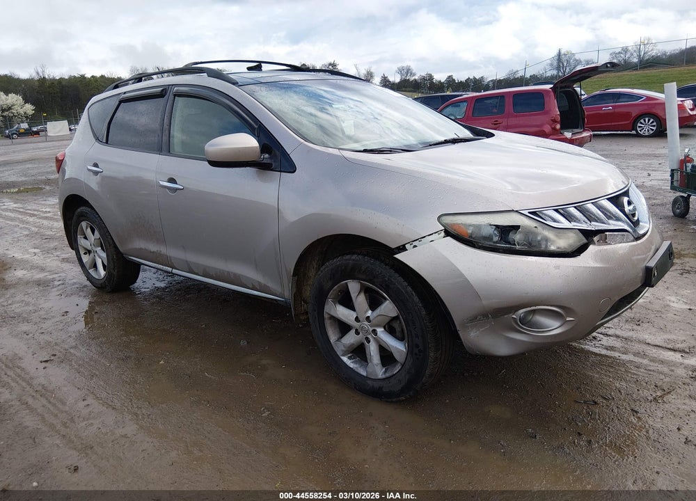 2009 NISSAN MURANO SL VIN: JN8AZ18W89W116814