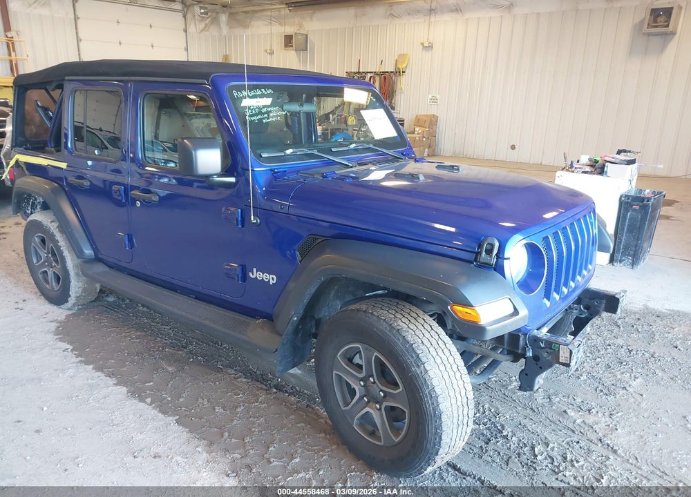 2018 JEEP WRANGLER UNLIMITED SPORT S 4X4 VIN: 1C4HJXDG0JW316397