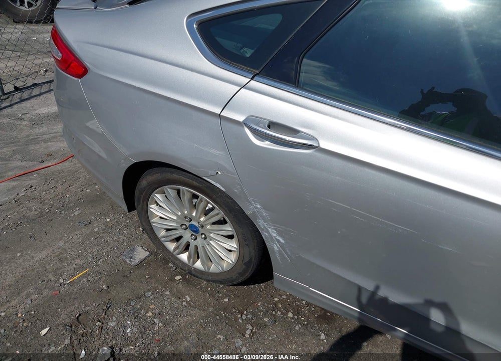2013 FORD FUSION ENERGI TITANIUM VIN: 3FA6P0SU7DR240762