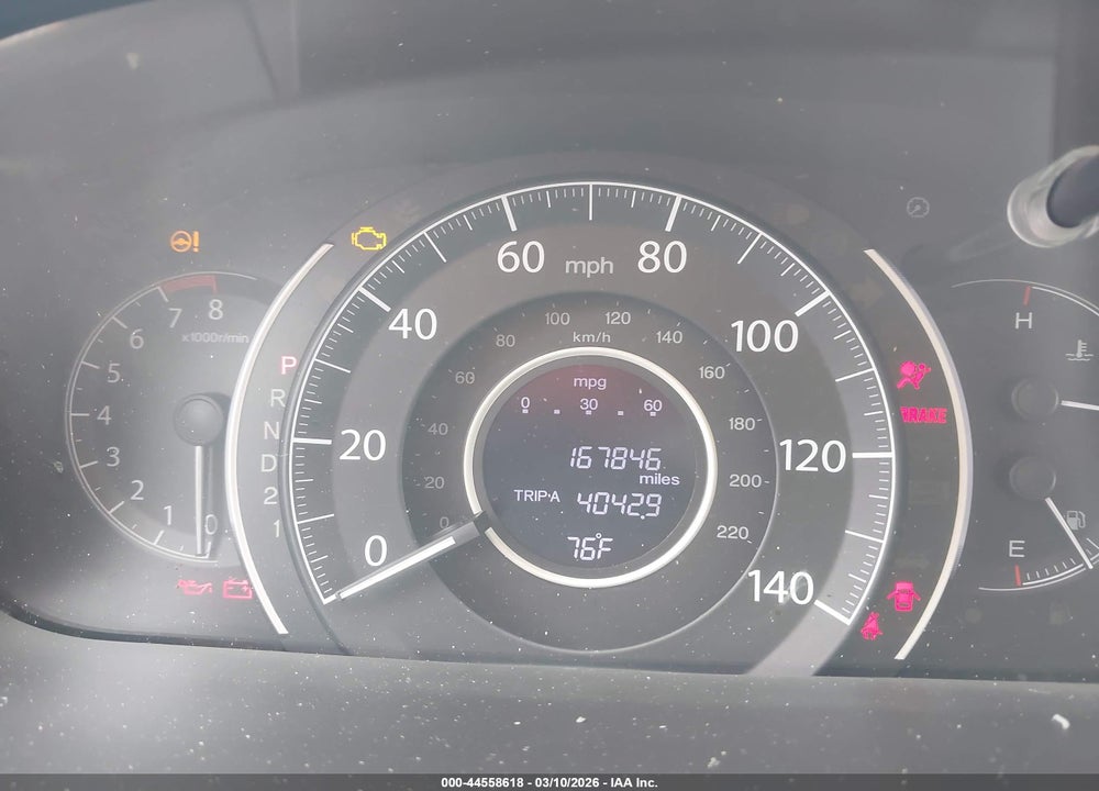 2013 HONDA CR-V EX VIN: 5J6RM3H59DL036393