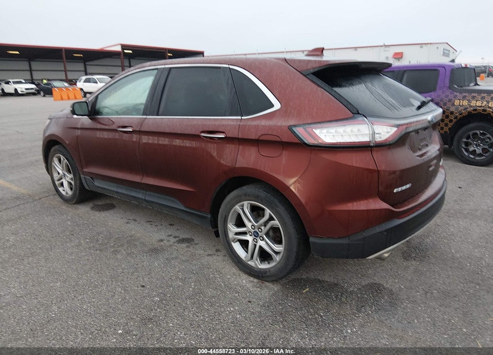 2015 FORD EDGE TITANIUM VIN: 2FMTK4K80FBB27139