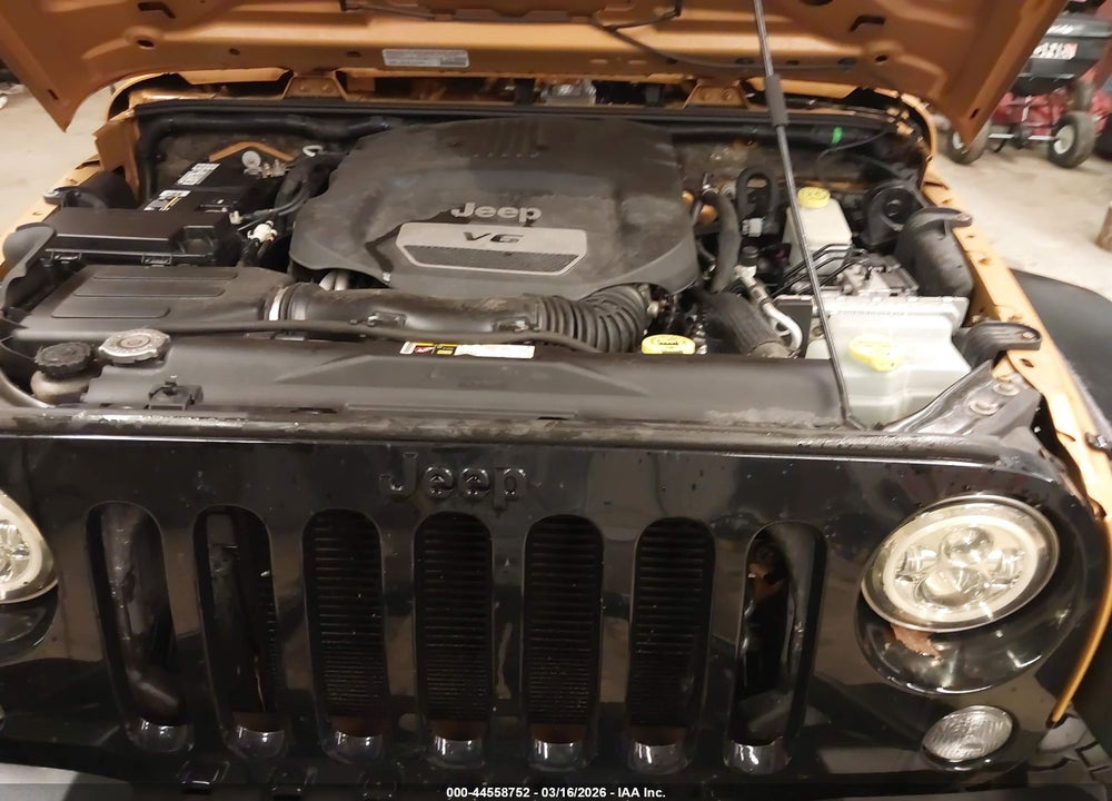 2014 JEEP WRANGLER WILLYS WHEELER VIN: 1C4AJWAG7EL319952