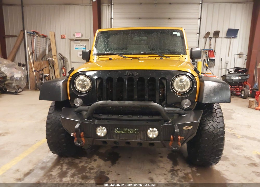 2014 JEEP WRANGLER WILLYS WHEELER VIN: 1C4AJWAG7EL319952