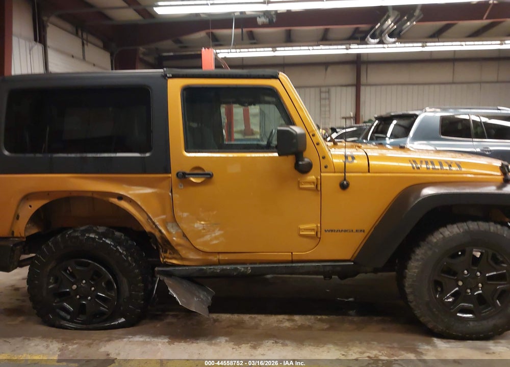 2014 JEEP WRANGLER WILLYS WHEELER VIN: 1C4AJWAG7EL319952