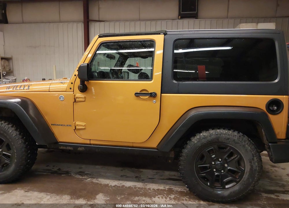 2014 JEEP WRANGLER WILLYS WHEELER VIN: 1C4AJWAG7EL319952