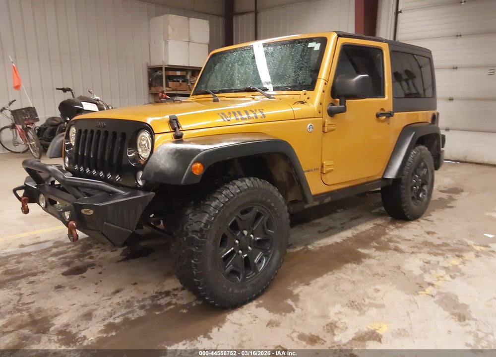 2014 JEEP WRANGLER WILLYS WHEELER VIN: 1C4AJWAG7EL319952