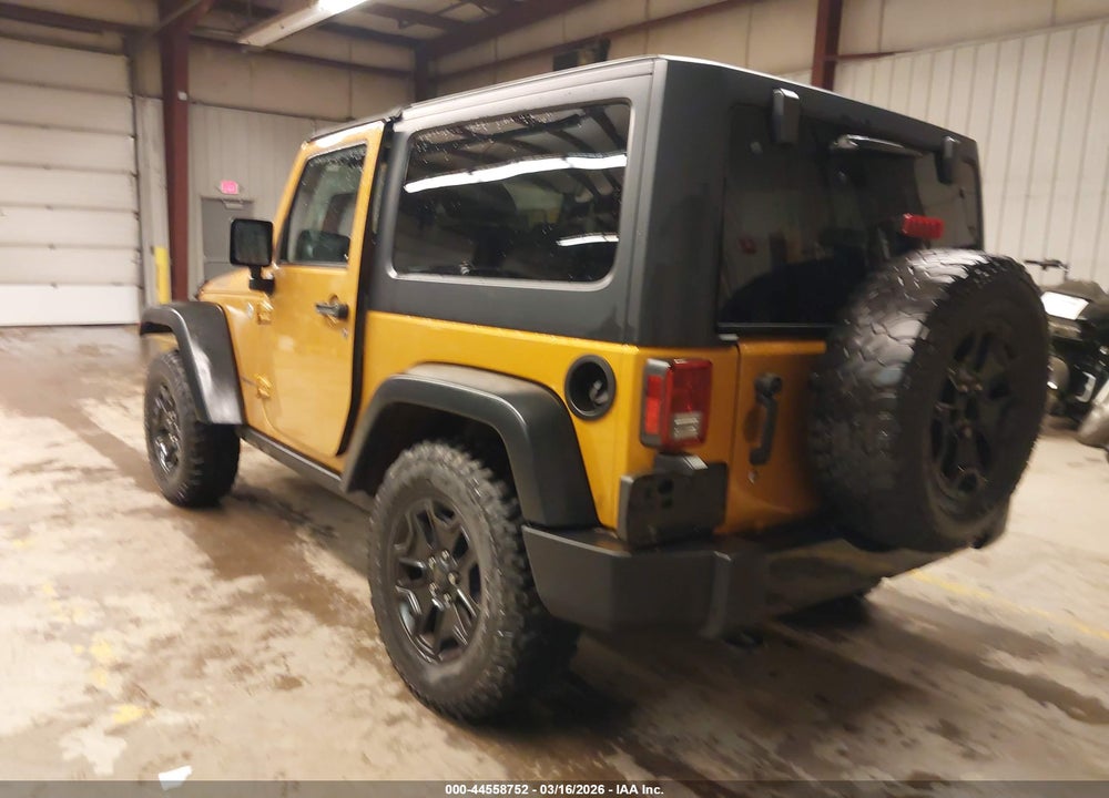 2014 JEEP WRANGLER WILLYS WHEELER VIN: 1C4AJWAG7EL319952