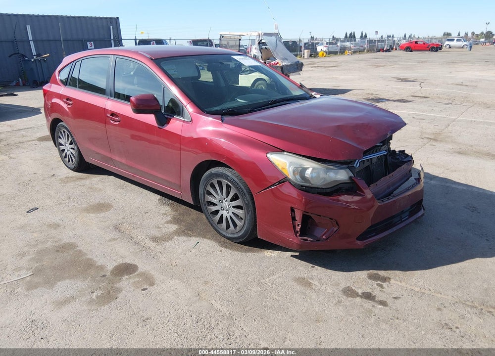 2012 SUBARU IMPREZA 2.0I PREMIUM VIN: JF1GPAC62CH235687