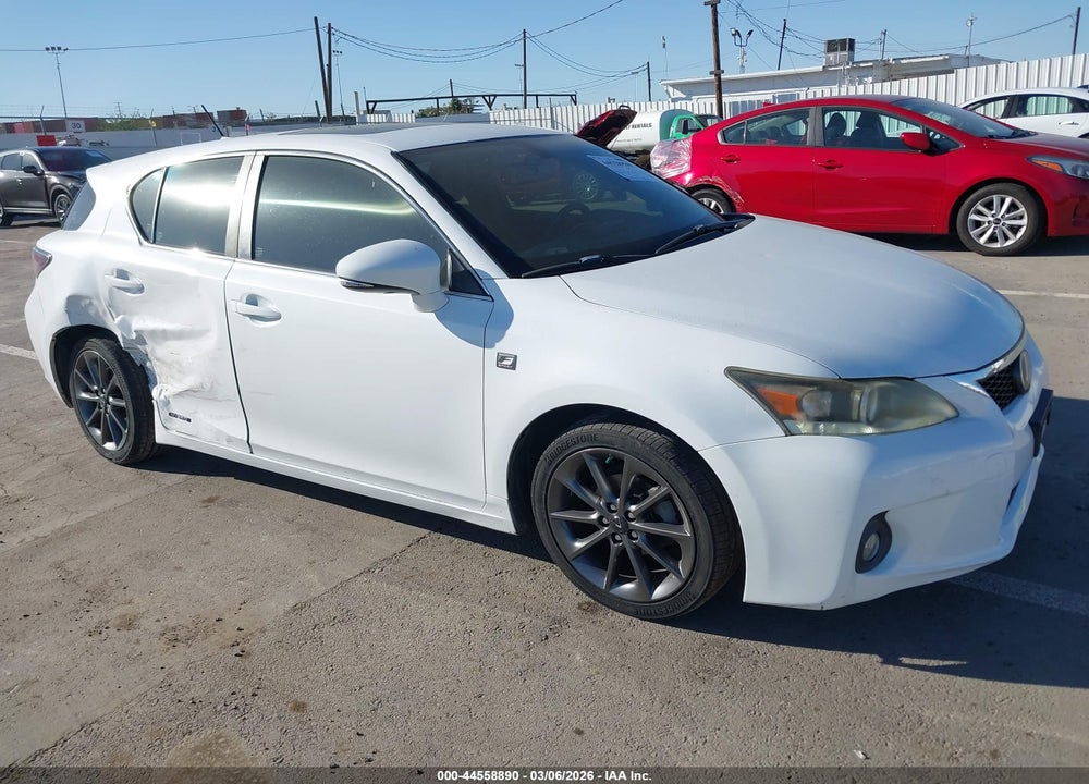 2013 LEXUS CT 200H VIN: JTHKD5BH0D2134075