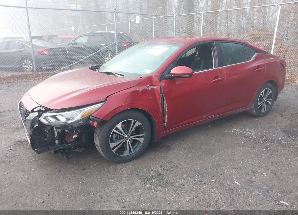 2020 NISSAN SENTRA SV XTRONIC CVT VIN: 3N1AB8CV9LY221033